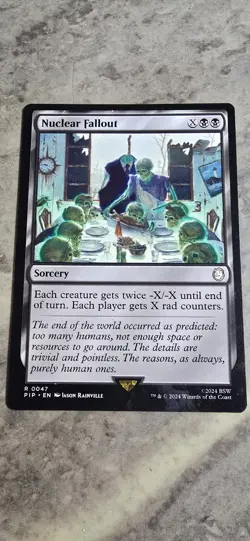 Nuclear Fallout Universes Beyond: Fallout Regular Sorcery Rare MTG NM - Image 1