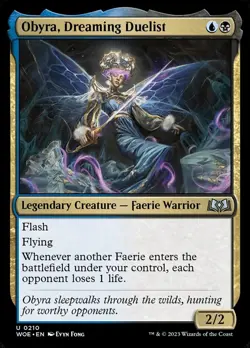 MTG NM Obyra, Dreaming Duelist #210 Wilds of Eldraine - Image 1