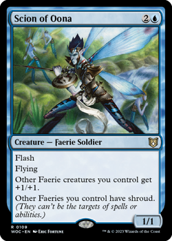 Scion of Oona Commander: Wilds of Eldraine Regular - Image 2
