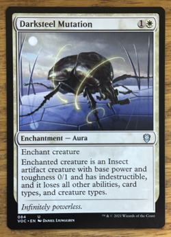 MTG Innistrad: Crimson Vow, Darksteel Mutation - Image 1
