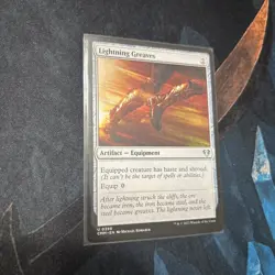 Mtg Lightning Greaves - Commander Masters + Bonus Foils - Image 1