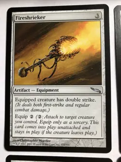 Fireshrieker X4 Mirrodin Ex+/NM Condition See Pics Front/Back - Image 2