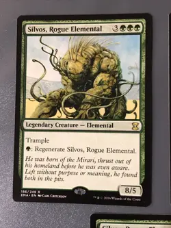 Silvos Rogue Elemental X3 Eternal Masters NM Condition See Pics Front Back - Image 4