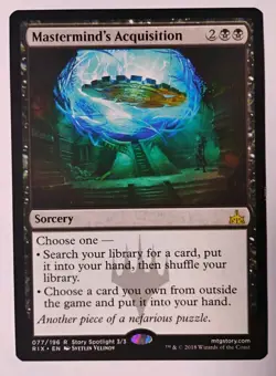 Mastermind's Acquisition MTG, Rivals of Ixalan, Rare, LP - Image 1
