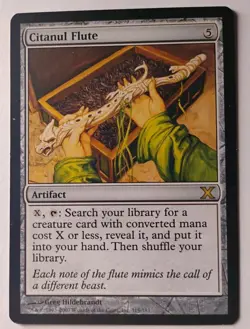 Citanul Flute MTG, Tenth Edition (10E), Rare, LP - Image 1