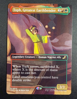 MTG Toph Greatest Earthbender Borderless R 0070 Avatar The Last Airbender TLE NM - Image 1