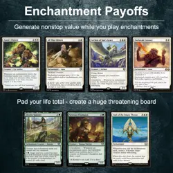 Sythis Harvest's Hand Magic Custom Commander Selesnya Enchantress MTG Deck EDH - Image 4