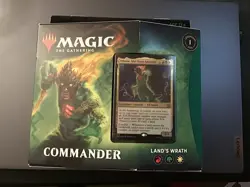 MTG Sealed Commander Deck Zendikar Rising Land's Wrath - Image 1