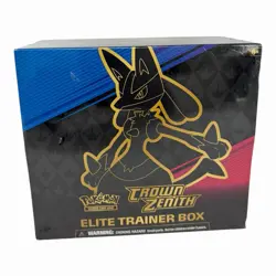Pokemon TCG: Crown Zenith Sword & Shield Elite Trainer Box ETB New Sealed - Image 1