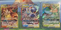 Japanese Pokemon TCG - Remix Bout - Charizard, Blastoise, Venusaur Tag Team Trio - Image 1