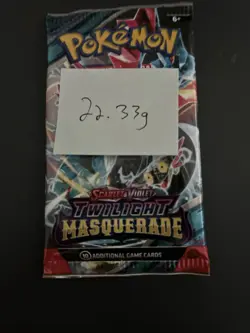 (VERY HEAVY) 22.33g Pokemon TCG Twilight Masquerade Booster Pack (SEALED)✅ - Image 4