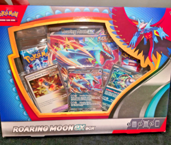 Pokemon TCG - Scarlet & Violet - Roaring Moon EX Collection Box - NEW SEALED - Image 1
