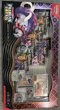 Pokemon Trading Card Games 25 Great Tusk Iron Threads Ex Premium Collection NEW - Image 1