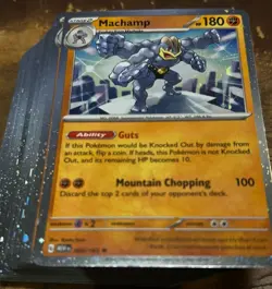 LOT OF (58) Machamp Holo Rare PROMO Scarlet Violet: 151 Pokemon TCG Card 068/165 - Image 1
