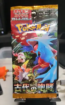 Pokemon Ancient Roar Booster Pack [SV4K] Scarlet & Violet Japanese New Sealed - Image 1