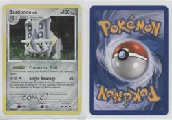 Cosmos Holo - Bastiodon Pokemon Diamond & Pearl Mysterious Treasures #21 2007 - Image 3