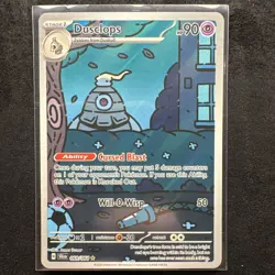 Pokemon TCG Dusclops 069/064 Shrouded Fable Holo Card Illustration Rare Full Art - Image 1