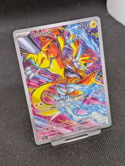 Pokemon Card Zeraora 151/142 Stellar Crown Illustration Rare NM - Image 2