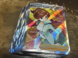 LOT OF (40) Pokemon TCG Professor's Research SWSH152 Sword & Shield Black Star - Image 1