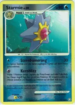 Starmie 71/146 Legends Awakened Reverse Holo Common DAMAGED READ Pokemon - Image 1