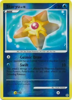 1x Staryu - 83/111 - Common - Reverse Holo Damaged Pokemon Platinum Rising Rival - Image 1