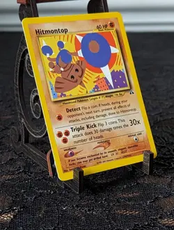 Pokemon TCG Hitmontop Neo Discovery 22/75 Unlimited Rare Non Holo - Vintage 2001 - Image 2