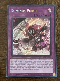 Dominus Purge MP25-EN095 2025 Mega-Pack 1st Edition Prismatic Secret Rare VLP - Image 1