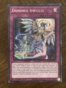 Dominus Impulse MP25-EN116 2025 Mega-Pack 1st Edition Prismatic Secret Rare LP - Image 1