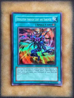 Yugioh Dedication through Light and Darkness IOC-095 Super Original Print LP - Image 1