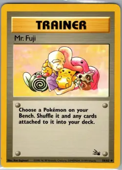 Mr. Fuji 58/62 Non Holo Fossil - Pokemon Card - NM - Image 1