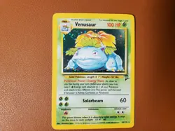 Venusaur Holo Swirl Rare Card 18/130 Base Set 2 LP+/NM Pokemon TCG WOTC - Image 1