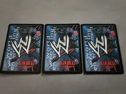 WWE Raw Deal OLD SCHOOL LUCHE LIBRE EXTRAVAGANZA REY MYSTERIO 3 CARD SET NWO - Image 2