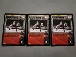 WWE Raw Deal TRISH'S CHICK KICK TRISH STRATUS BABE YEAR EUGENE 3 CARD SET NWO - Image 1