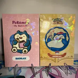 2 Cracked Ice Holo Snorlax NON-TCG Pokemon Cards Database - Image 1