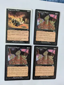 4 Engineered Plague MTG NM Free shipping with tracking - Image 1