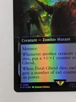 Feral Ghoul - PIP 0381 - MTG Magic the Gathering Fallout Extended Art Foil - Image 4