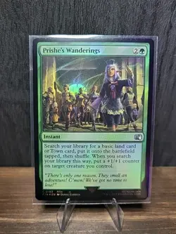 Prishe's Wanderings (Common Foil) #193 Final Fantasy MTG Near Mint Holo - Image 1