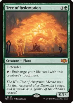 ~ Tree of Redemption ~ NM ~ Commander: Tarkir: Dragonstorm ~ MTG ~ - Image 1