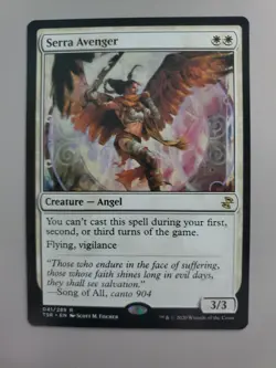 MTG Serra Avenger Time Spiral Remastered Regular Rare - Image 1