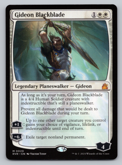 Gideon Blackblade- MTG - Ravnica Remastered - Image 1