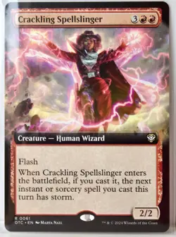 Crackling Spellslinger [New, Near Mint] Extended {Thunder Junction: Commander} - Image 1
