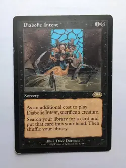 MTG Diabolic Intent (PLS) Planeshift Regular Rare - Image 1