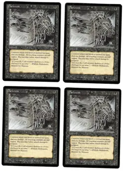 MTG - X4 - Darkness - Legends Magic the Gathering - Image 1