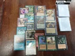 MTG: Bulk cards in Spanish or Japanese- Mint or NM with plastic cards - Image 1