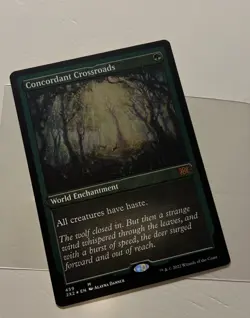 MTG Magic The Gathering Foil Etched Concordant Crossroads *NP - Image 1