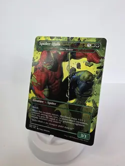 Spider Hulk Borderless Playtest Card Mtg Regular Finish Marvel Comics Universe - Image 1