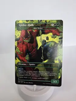 Spider Hulk Borderless Playtest Card Mtg Regular Finish Marvel Comics Universe - Image 2