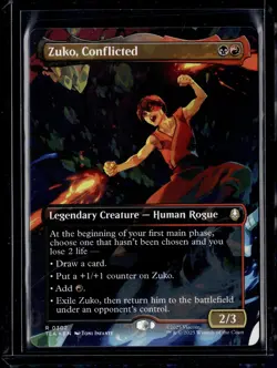 Zuko, Conflicted (Borderless) - 302 - TLA - NM - MTG Magic the Gathering - Image 1