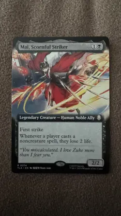 Mai, Scornful Striker (Extended Art) MTG Avatar (TLA) 0374 regular - Image 1
