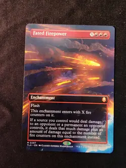 MTG Avatar: The Last Airbender, Fated Firepower Borderless - Image 1